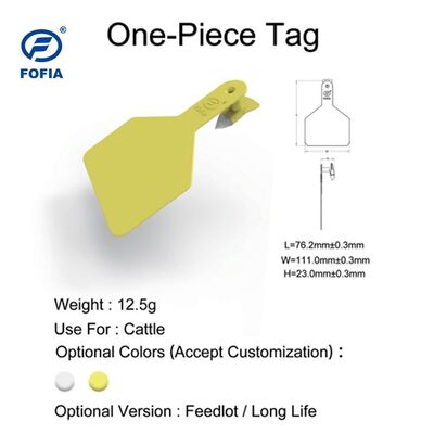 New Cattle Use Animal Ear Tag Plastic TPU Material Livestock Ear Tags for Farm Management