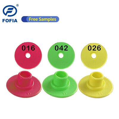 Animal Ear Tags Plastic Pig Ear Tagger Identification Marker Customizable Logo Number Cattle Ear Tag With RFID Chip