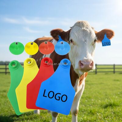 T904 Visual Livestock Ear Tag  Durable TPU Tag for Animal Breeding & Slaughter Management