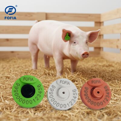 FOFIA RFID Electronic Ear Tag with Full ICAR Certificate for Cattle Model ET907 Plastic & TPU Material 30cm Size