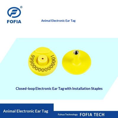 New FDX Low-Frequency Electronic Ear Tag RFID Animal Tag Full-Duplex Pig Cattle Open/Closed Mouth Livestock Identification