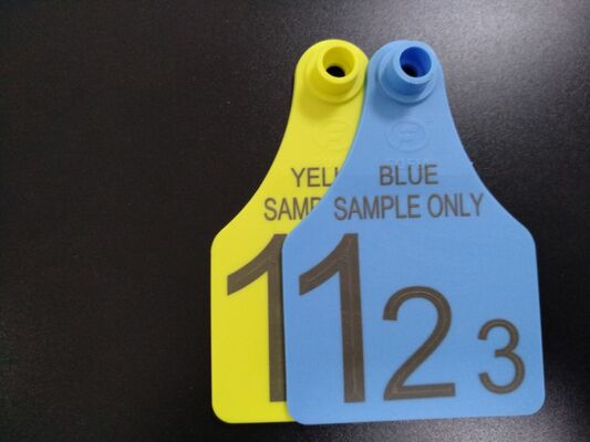 New T921 Animal Ear Tag Yellow Goat High Quality RFID TPU Ear Tags for Farm Use Cattle