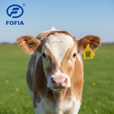 New T921 Animal Ear Tag Yellow Goat High Quality RFID TPU Ear Tags for Farm Use Cattle