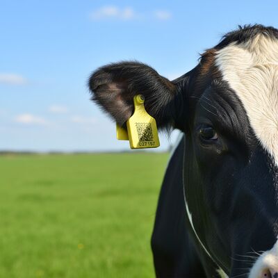 New T921 Animal Ear Tag Yellow Goat High Quality RFID TPU Ear Tags for Farm Use Cattle