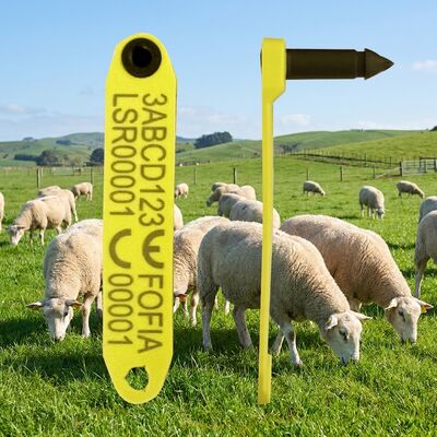 High Performance FDX-B RFID Livestock Ear Tag for Sheep Traceability