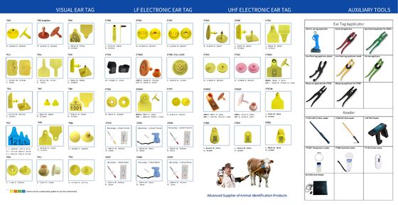 High Performance FDX-B RFID Livestock Ear Tag for Sheep Traceability