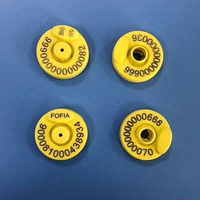 TPU Material RFID Ear Tags 134.2KHz Mini Cow Pig Ear Tag