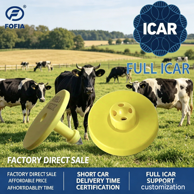 Electronic Ear Tag For Livestock Tracking And Cattle Identification Durable TPU Material Supporting Farm Operations