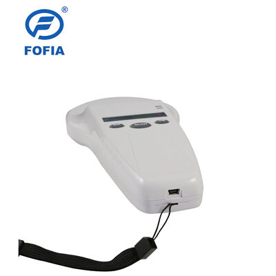 Durable RFID Handheld Reader with 128x32 OLED Screen USB for Plastic Long-Range Solution for Pet and Farm & Ranch Use