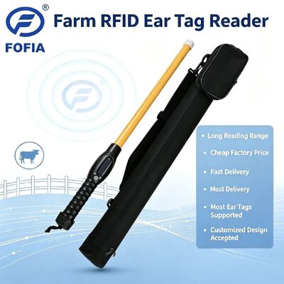 FOFIA Waterproof  PT280 RFID Reader 134.2kHz PVC Plastic NLIS Australia ICAR Approved Cattle ID USB ISO 11784/5 10-20cm