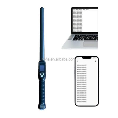 Durable Waterproof Long Range 134.2kHz RFID Ear Tag Reader ISO11784/5 Protocol 30-100cm Reading Distance PVC