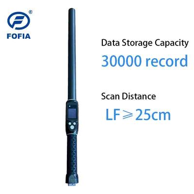 FOFIA Waterproof Long Range 134.2kHz RFID Ear Tag Reader ISO11784/5 Protocol 30-100cm Reading Distance PVC