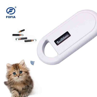 Handheld Animal Microchip RFID Card Reader PT160 134.2kHz OLED Screen USB Lithium Battery CE Certified ISO 11784/11785 Protocol