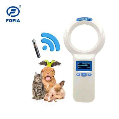 Waterproof FOFIA PT200 RFID Handheld Reader 128x64 OLED Screen Long Distance Reading 10-20m ISO11784/5 Protocol