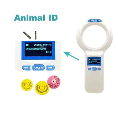 Waterproof FOFIA PT200 RFID Handheld Reader 128x64 OLED Screen Long Distance Reading 10-20m ISO11784/5 Protocol