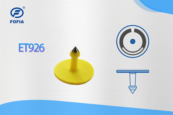 Fofia ICAR ET926 Waterproof RFID TPU Animal Ear Tags FDX-B 134.2Khz EM4305 Chips Livestock Cattle Pig Sheep