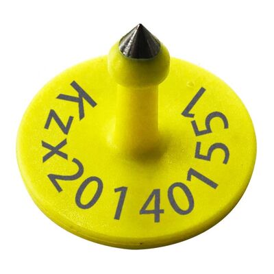 14.5mm Size TPU Custom Livestock Ear Tags 134.2KHz Frequency