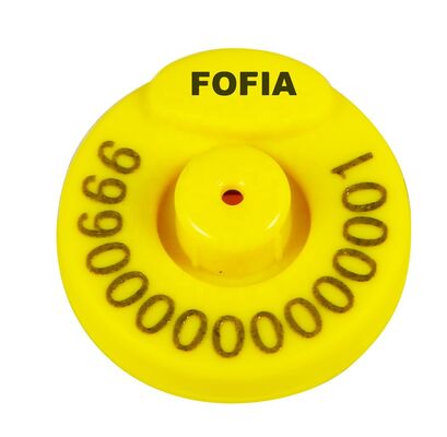Full ICAR Certified RFID Electronic Ear Tags For Livestock Tracking