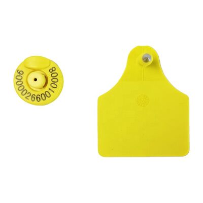 FULL ICAR Standard TPU Yellow Electronic Ear Tags Advanced Livestock Management Solution