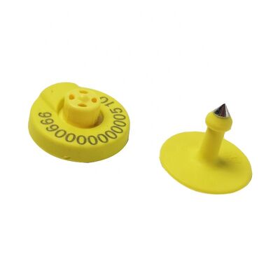 Livestock Management RFID Ear Tag Anti Collision Standard IEC 68-2-27 Animal
