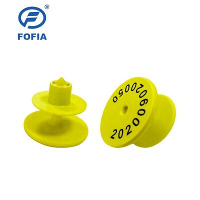 UHF Gps Electronic Ear Tag  For Cattle / Sheep / Pig Feeding Management