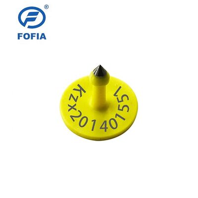 UHF Gps Electronic Ear Tag  For Cattle / Sheep / Pig Feeding Management
