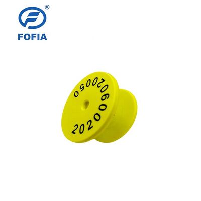 UHF Gps Electronic Ear Tag  For Cattle / Sheep / Pig Feeding Management