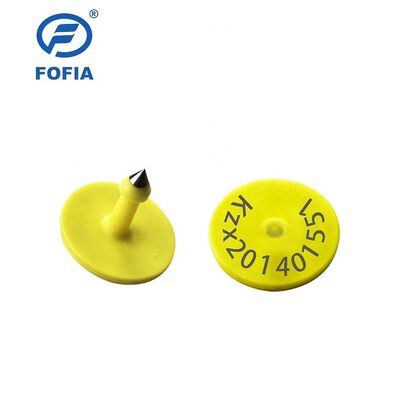 UHF Gps Electronic Ear Tag  For Cattle / Sheep / Pig Feeding Management