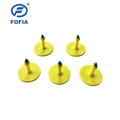 UHF Gps Electronic Ear Tag  For Cattle / Sheep / Pig Feeding Management