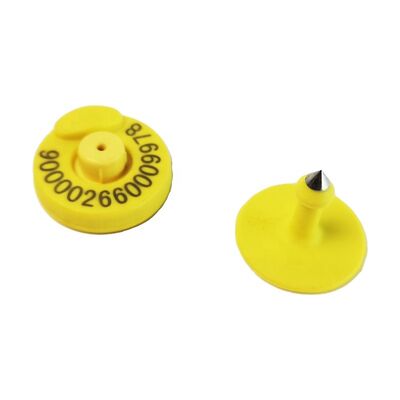 Fofia Universal Livestock Ear Tags-ISO/ICAR Certified TPU RFID Tags 17cm Reading Distance for Cattle Goats Farm Management