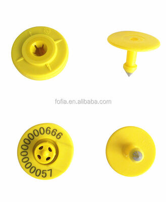 ICAR Long Range FDX /HDX RFID Ear Tags ISO 11784/5 For Cattle Sheep Goats Livestock