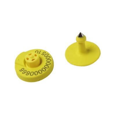 HDX Electronic Ear Tag For Livestock With 134.2KHz RFID Technology