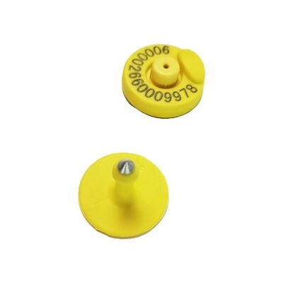 RFID Ear Tags For Livestock Sheep Goat Piglet With 300N Tension 17cm Reading Distance IEC Standards