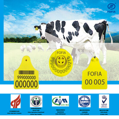 HDX RFID Ear Tags FULL ICAR Certified Livestock Tracking System For Cattle Sheep Goats Swine