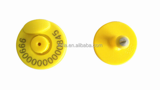 FOFIA 134.2KHZ Rfid Button Eid Gps Ear Tag For Cattle