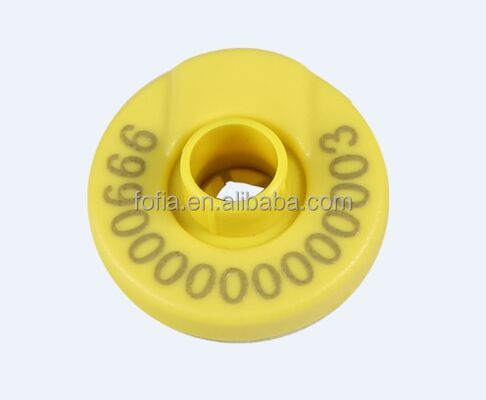 FOFIA 134.2KHZ Rfid Button Eid Gps Ear Tag For Cattle