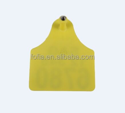 FOFIA 134.2KHZ Rfid Button Eid Gps Ear Tag For Cattle