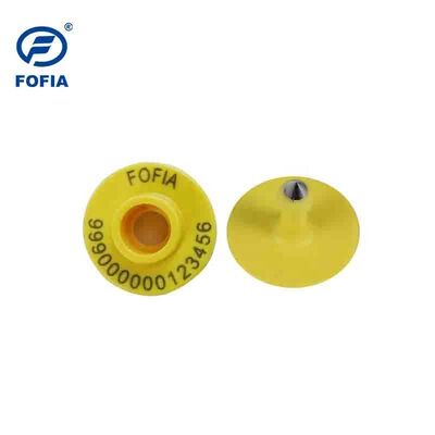 High Quality New OEM ET957 134.2kHz TPU Animal Electronic Ear Tags for Pigs Cattle Sheep-10cm Read Range -20~80C 29.90.3mm