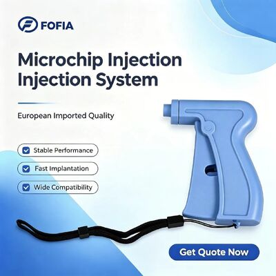 Fofia 2026 New Hot Selling RFID 134.2kHz Dog Animal ID Microchip Split Type Plastic ZS008 Waterproof for Pet Injection