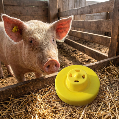 New FULL ICAR Electronic Ear Tag Animal Ear Tag Yellow Waterproof for Cattle Cow Management