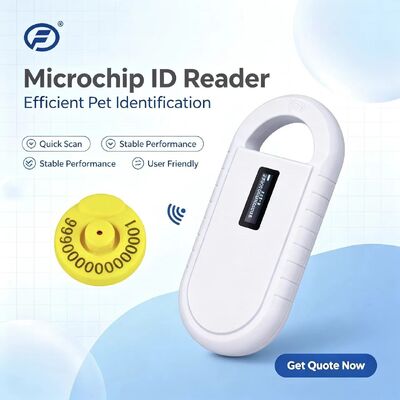 Fofia Handheld Plastic Animal Microchip RFID Card Reader PT160 134.2kHz OLED Screen USB Lithium Battery CE Certified ISO 5-10cm