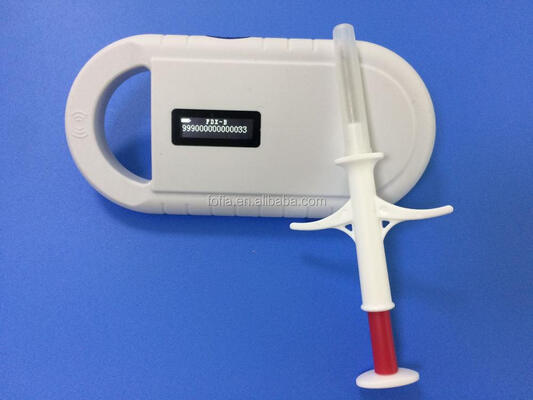 Fofia Handheld Plastic Animal Microchip RFID Card Reader PT160 134.2kHz OLED Screen USB Lithium Battery CE Certified ISO