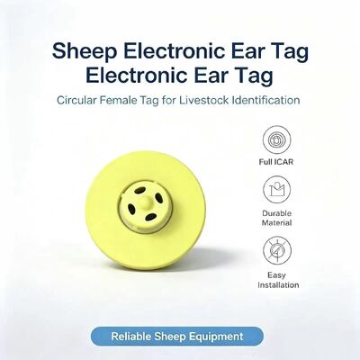 New Full ICAR ET908 Waterproof RFID TPU Animal Ear Tags FDX-B 134.2Khz EM4305 Chips Livestock Cattle Pig Sheep Access Control