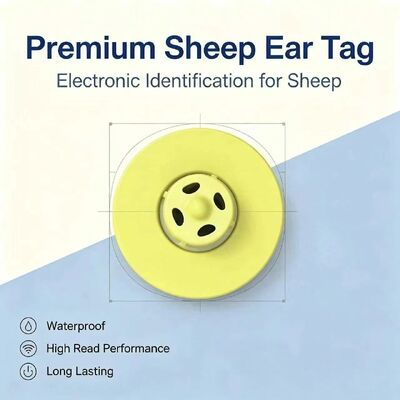 New Full ICAR ET908 Waterproof RFID TPU Animal Ear Tags FDX-B 134.2Khz EM4305 Chips Livestock Cattle Pig Sheep Electronic Access