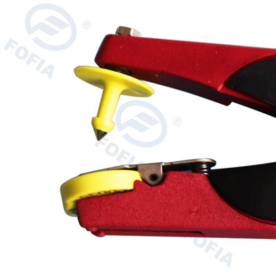 New FOFIA Aluminum Alloy Jiangsu Farm Animal Ear Tag Applicator Laser Coding for Cattle Pig Sheep Horse Ear Tags 3-Month