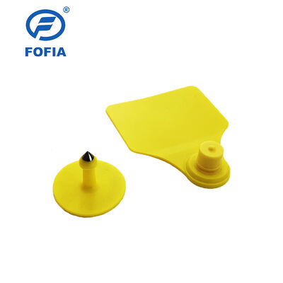 ICAR Fofia T904 Animal Ear Tag Chip New High Quality RFID TPU Laser Coding 3 Year Warranty Farm-Use Cattle Sheep Tracking 0.01g