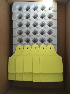 ICAR T904+T905 Combination Animal Ear Tag New High Quality RFID Plastic TPU 70*57mm Laser Coding 3 Year Warranty Animal Tracking
