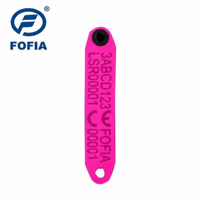 New Fofia High-Temperature Resistant Integrated Anti-Shedding Electronic ET969 Yellow Sheep RFID Ear Tag TPU Material RF Animal