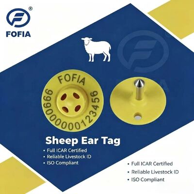 High Quality New ET957+T901 134.2kHz TPU Electronic Chip Ear Tags for Goat Pigs Cow Animals Farm 10cm Read Range -20~80C