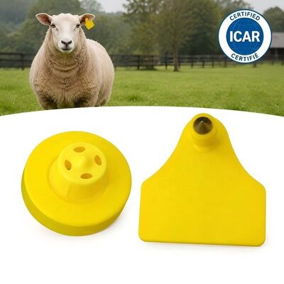 Waterproof Fofia ET957+T967 Sheep Goat Combination Animal Electronic Tracking Ear Tag New High Quality RFID TPU Laser Coding